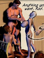 Horny pervert ties busty slavegirl`s hands behind her back and fucks her hard