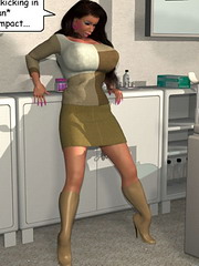 Light-haired sex machine assaultive her wonky short brother`s substantive cock